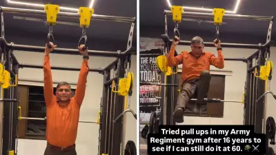 Brigadier Birender Singh's Pull-ups at 60 Goes Viral