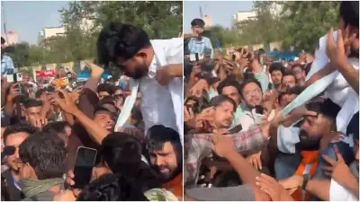Cockroach Janta Party Founder Slapped During Jaipur Protest