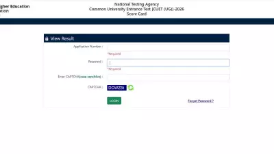 CUET UG 2026 Scorecard Released: Download at cuet.nta.nic.in