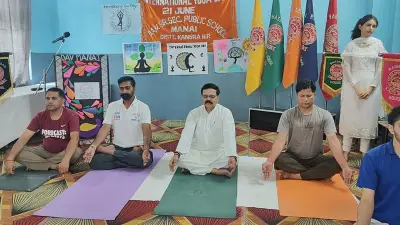 DAV Public School Manai Celebrates International Yoga Day with Students and Staff