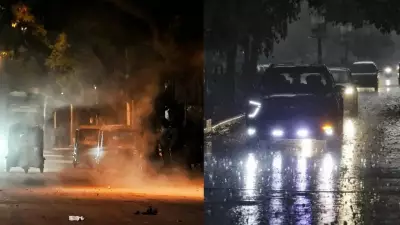 Delhi-NCR Hit by Rain, Gusty Winds; IMD Issues Red Alert
