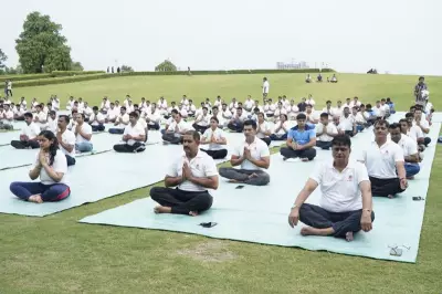 Delhi Police and CISF Celebrate International Yoga Day at Rajghat