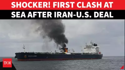 First Post-Deal Sea Clash Near Hormuz: Vessel Attacked, Chased; High Alert Issued