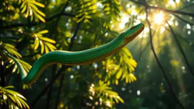 Flying Snakes: The Limbless Gliders That Defy Aerodynamics