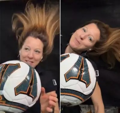 French Astronaut Sophie Adenot Cheers Les Bleus with Zero-Gravity Football Kick