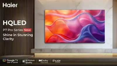Haier Launches HQLED P7 Pro Smart TV Series in India with Dolby Atmos, Google TV & Gemini AI