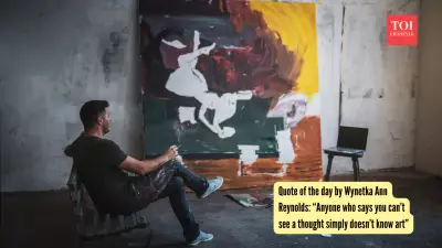 How Art Makes Thoughts Visible: Wynetka Ann Reynolds Quote Explained