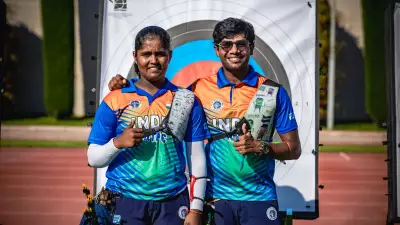 India Stun Olympic Champion South Korea to Win Archery World Cup Mixed Team Gold