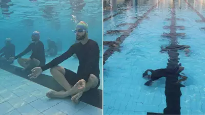 Indian Navy Personnel Perform Yoga Underwater on International Yoga Day 2026