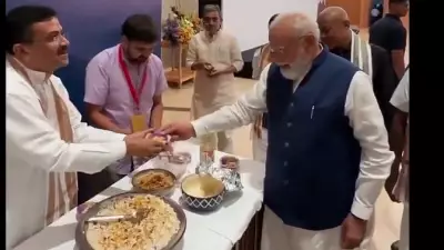 Jhalmuri Served as National Snack at NDA Meet in Delhi