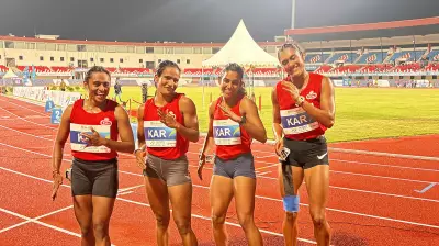 Karnataka women win 4x100m gold at National Inter-State Athletics Championships