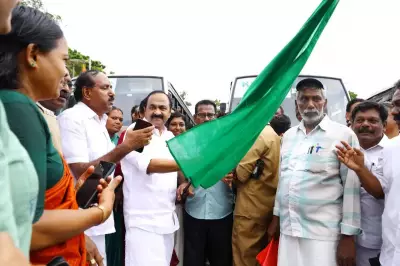 Kerala CM Satheesan Flags Off New KSRTC Buses on Aluva-North Paravoor Route