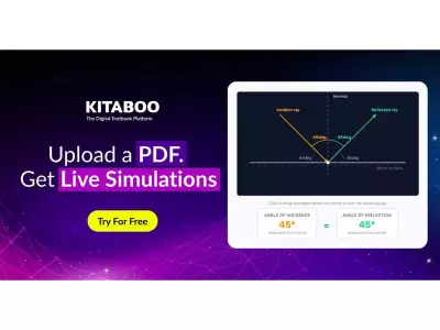 KITABOO AI Converts Textbook PDFs Into Interactive Simulations in 10 Minutes