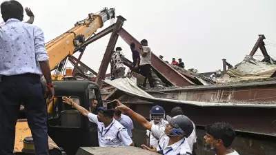 Kolkata Warehouse Collapse: 3 Dead, 21 Rescued, Suvendu Reviews Ops