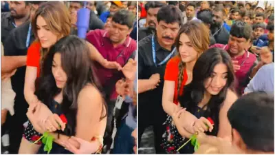 Kriti Sanon Shields Rashmika Mandanna Amid Chaos at 'Cocktail 3' Event