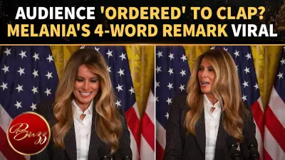 Melania Trump Awkwardly Nudges Crowd to Applaud at White House AI Event