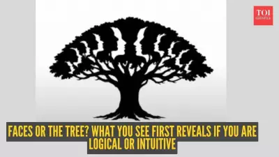Optical Illusion Test Reveals Your Cognitive Style: Tree or Faces?