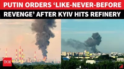 Over 40 UAVs Target Russian Refinery; Putin Erupts, Mega Response Looms