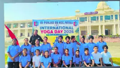 Patiala NCC Cadets Participate in International Yoga Day Celebrations