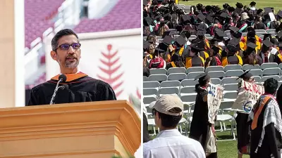 Pro-Palestine Protests Disrupt Sundar Pichai's Speech at Stanford University