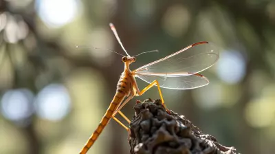 Rare Pine Snakefly Spotted in Scottish Garden: A Jurassic-Era Insect