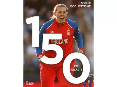 Sophie Ecclestone first England bowler to reach 150 T20I wickets
