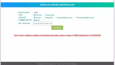 TS Inter Supplementary Result 2026 Declared at results.cgg.gov.in