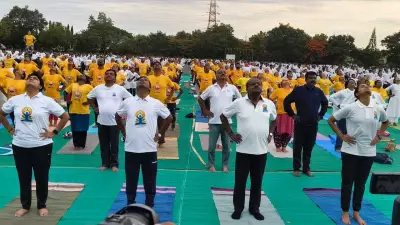 Union Minister HD Kumaraswamy Highlights Yoga's Role in Health at Mandya Event