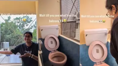 Viral Video Shows Bengaluru Apartment with Balcony Toilet, Sparks Hilarious Reactions