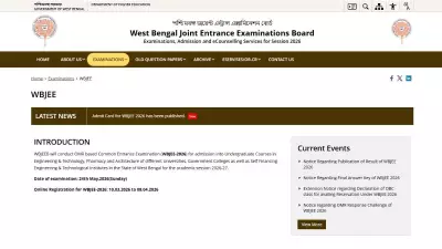 WBJEE Scorecard 2026 Released at wbjeeb.nic.in: Steps to Download