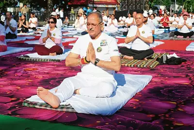 Yoga ensures fitness, well-being: Governor Kavinder Gupta at Shimla event