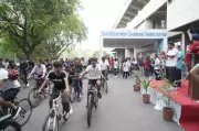 700 Students Participate in Fit India Cycle Rally in Chandigarh