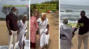 87-Year-Old Grandmother's First Beach Visit Melts Hearts Online