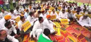 AAP Protests Outside Ex-Punjab BJP Chief's Home Over Fake Video Targeting CM Mann