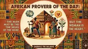 African Proverb: The Man Is the Head, but the Woman Is the Heart