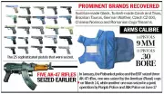 AK-47 Rifle, 25 Pistols Seized in Major Arms Haul Near Pakistan Border in Amritsar