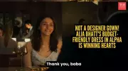 Alia Bhatt's Rs 1,999 H&M Blue Dress in Alpha Teaser Wins Hearts