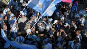 Argentina-Algeria Fan Clash in Times Square Mars FIFA World Cup Celebrations