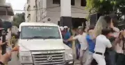 Arrested TMC Councillor Attacked with Eggs Over Extortion and Land Grab Allegations