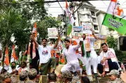 Assam Youth Congress president manhandled by police during protest over exam paper leaks
