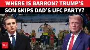 Barron Trump Missing from White House UFC Night Guest List, Sparks Speculation