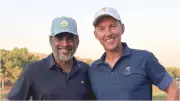 Brett Lee and R Madhavan Enjoy Golf Outing Together