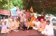 Buddhists hold hunger strike, demand repeal of Bodh Gaya Act in Jalandhar