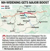 Cabinet Approves Two Major Highway Widening Projects in Telangana