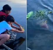 Canadian Lake Idol Immersion Sparks Debate on Hindu Traditions and Littering