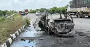 Car blast near Tumkuru kills man; suicide or botched kidnapping suspected