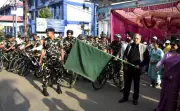 CEC Flags Off Youth Voter Awareness Cycle Rally 'Pedal for Democracy' in Dharamsala