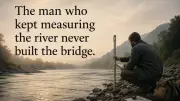 Chinese Proverb: Stop Measuring, Start Building Your Bridge Today