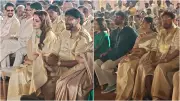 Chiranjeevi, Nagarjuna, Trisha at Khushbu Sundar's daughter wedding in Goa