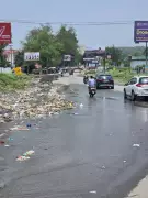 Choked drain in Dehradun's Chakrata Road causes waterlogging, traders suffer